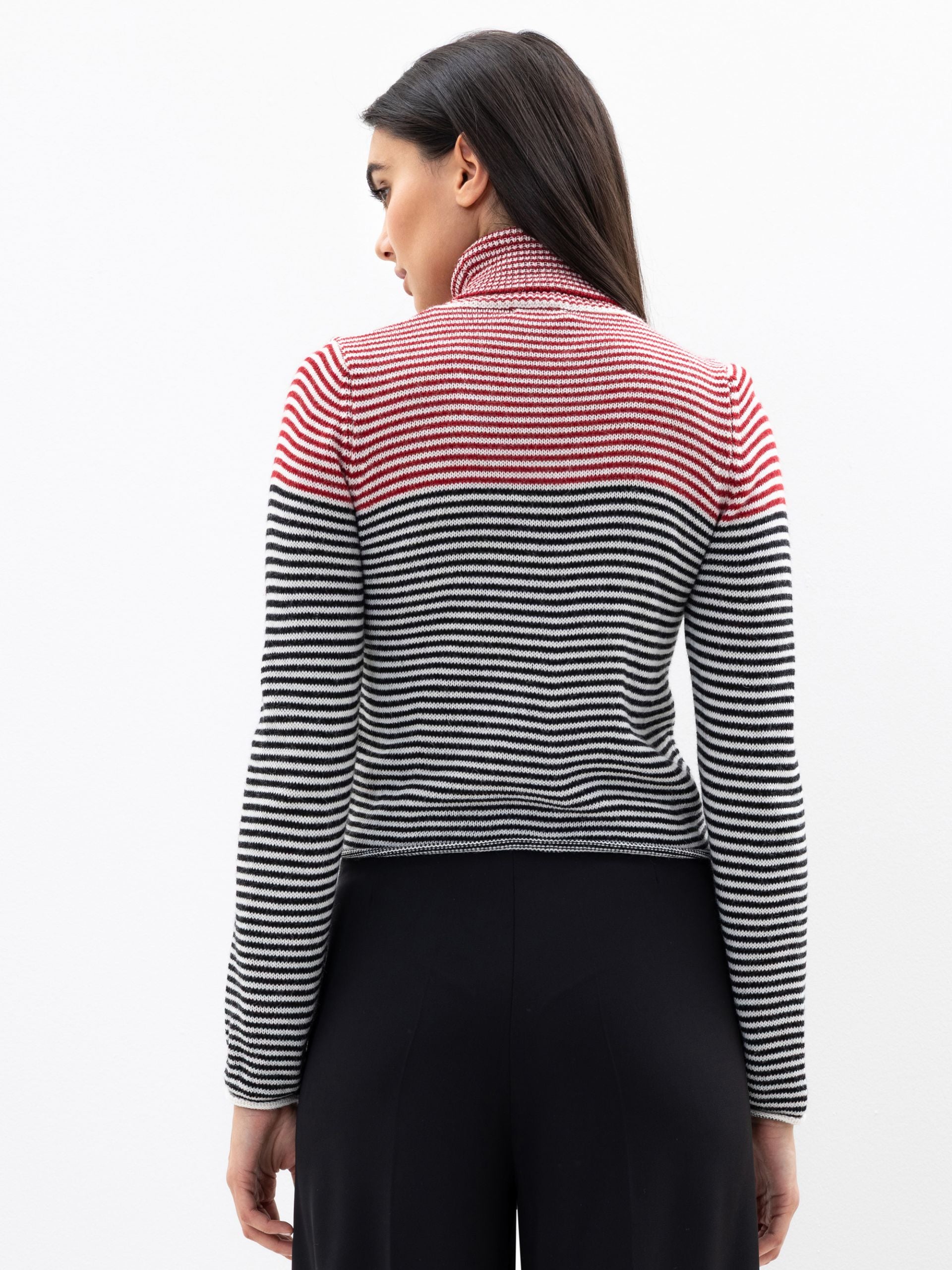 Herrlicher Rollkragen Pullober Gestreift Makena