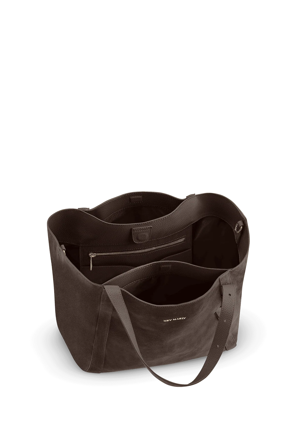 Hey Marky Tasche Alltime Lover Suede M Mocha
