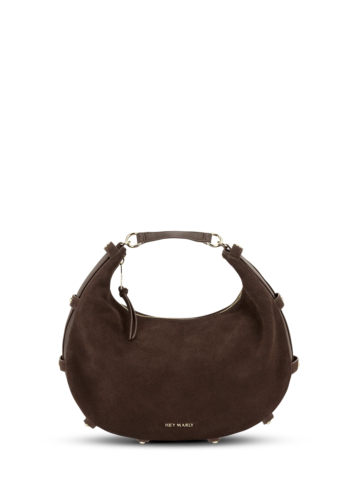 Hey Marly Tasche LIFETIME SISTER SUEDE M - COFFEE