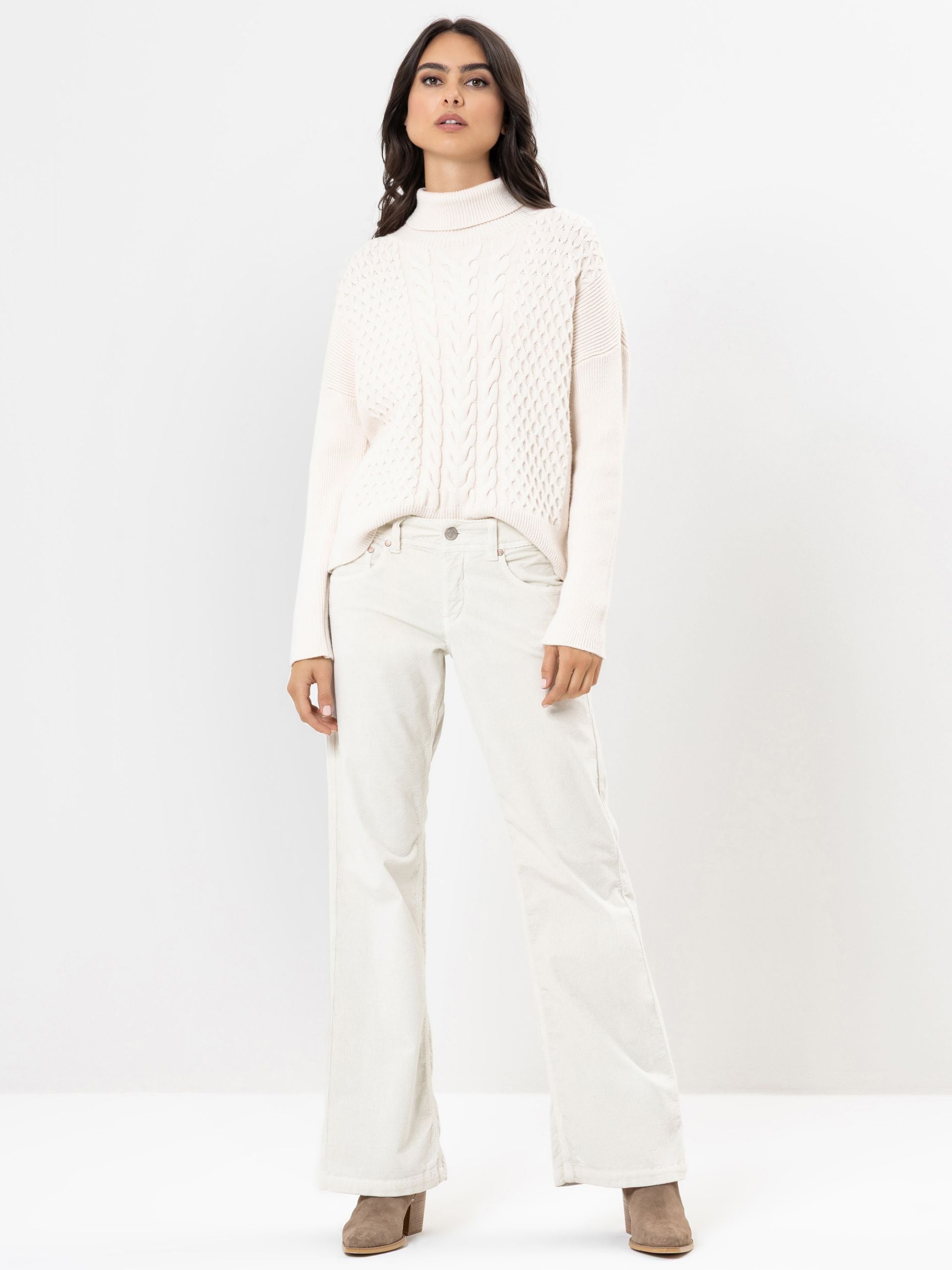 Herrlicher Cordhose Offwhite Edna L32