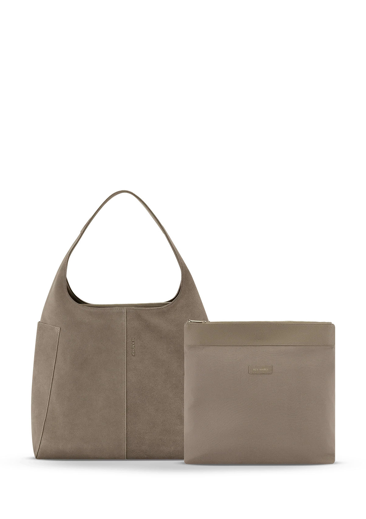 Hey Marly Tasche ALLTIME LOVER SUEDE L - MOCHA