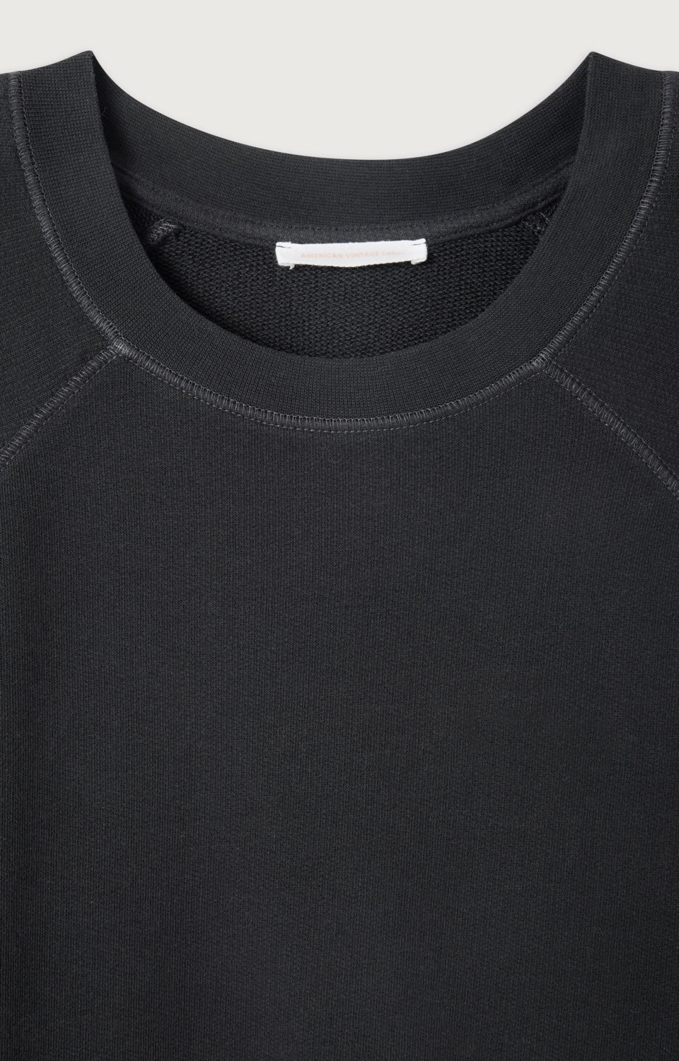 American Vintage Damwen Sweatshirt Black Atubay