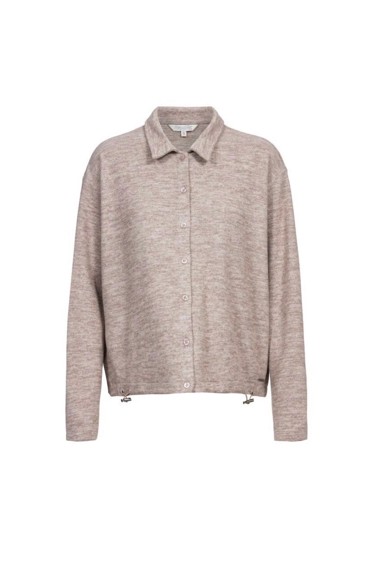Herrlicher Jersey Sachi Brushed Beige Melange