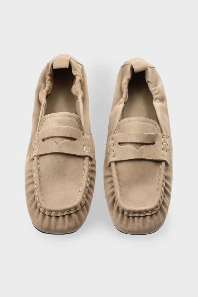 Copenhagen Studios Moccasin Suede Sand