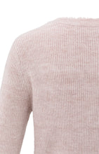 Lade das Bild in den Galerie-Viewer, YAYA Kurzer Melange Cardigan mit edlen Details