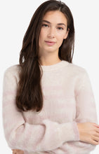 Lade das Bild in den Galerie-Viewer, YAYA Kuschel Pullover Beige mit Rosa Streifen
