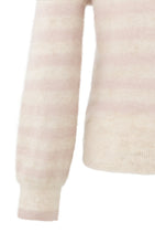 Lade das Bild in den Galerie-Viewer, YAYA Kuschel Pullover Beige mit Rosa Streifen