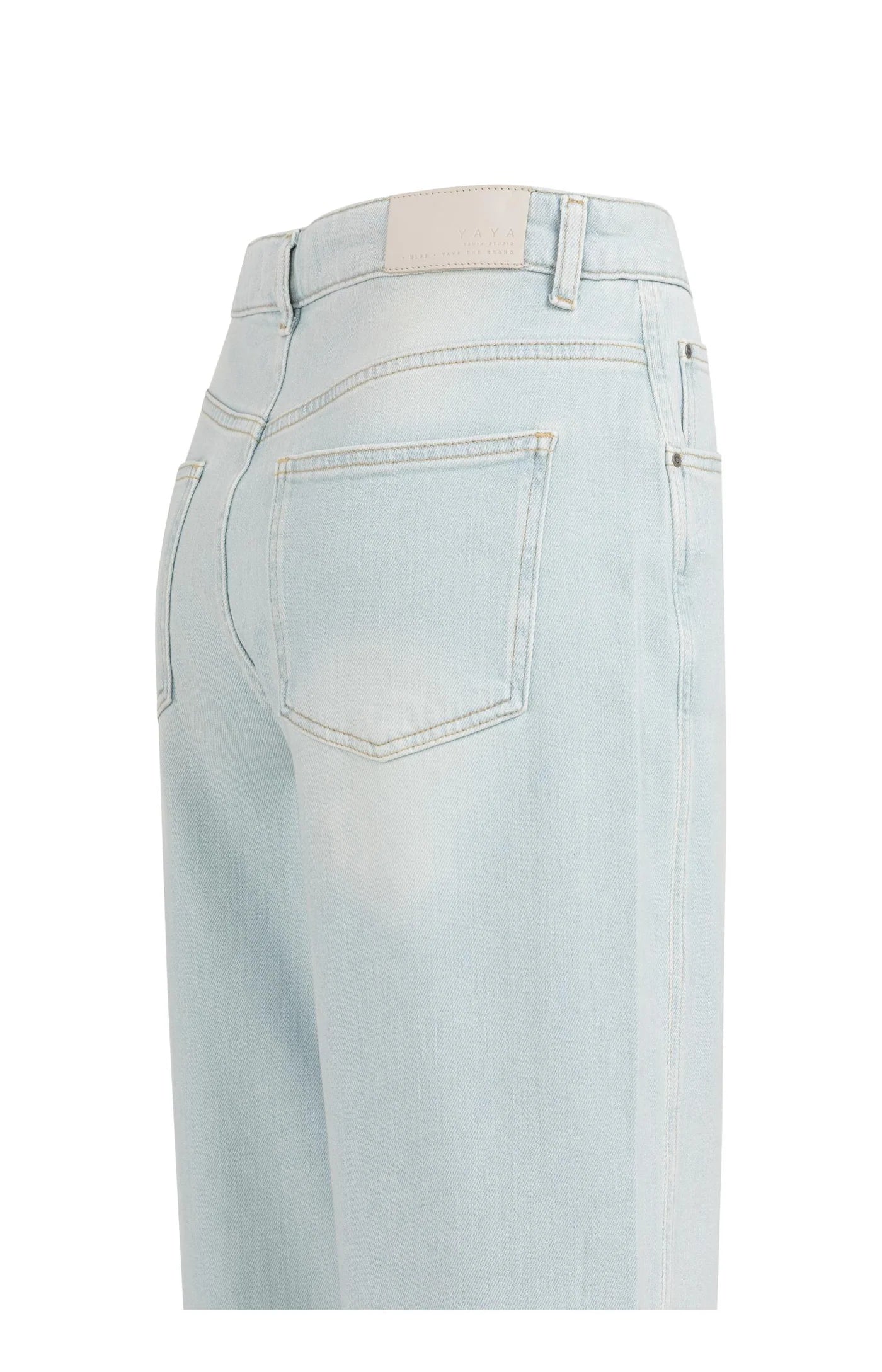 YAYA Barrel Jeans aus gewaschenen hellen denim
