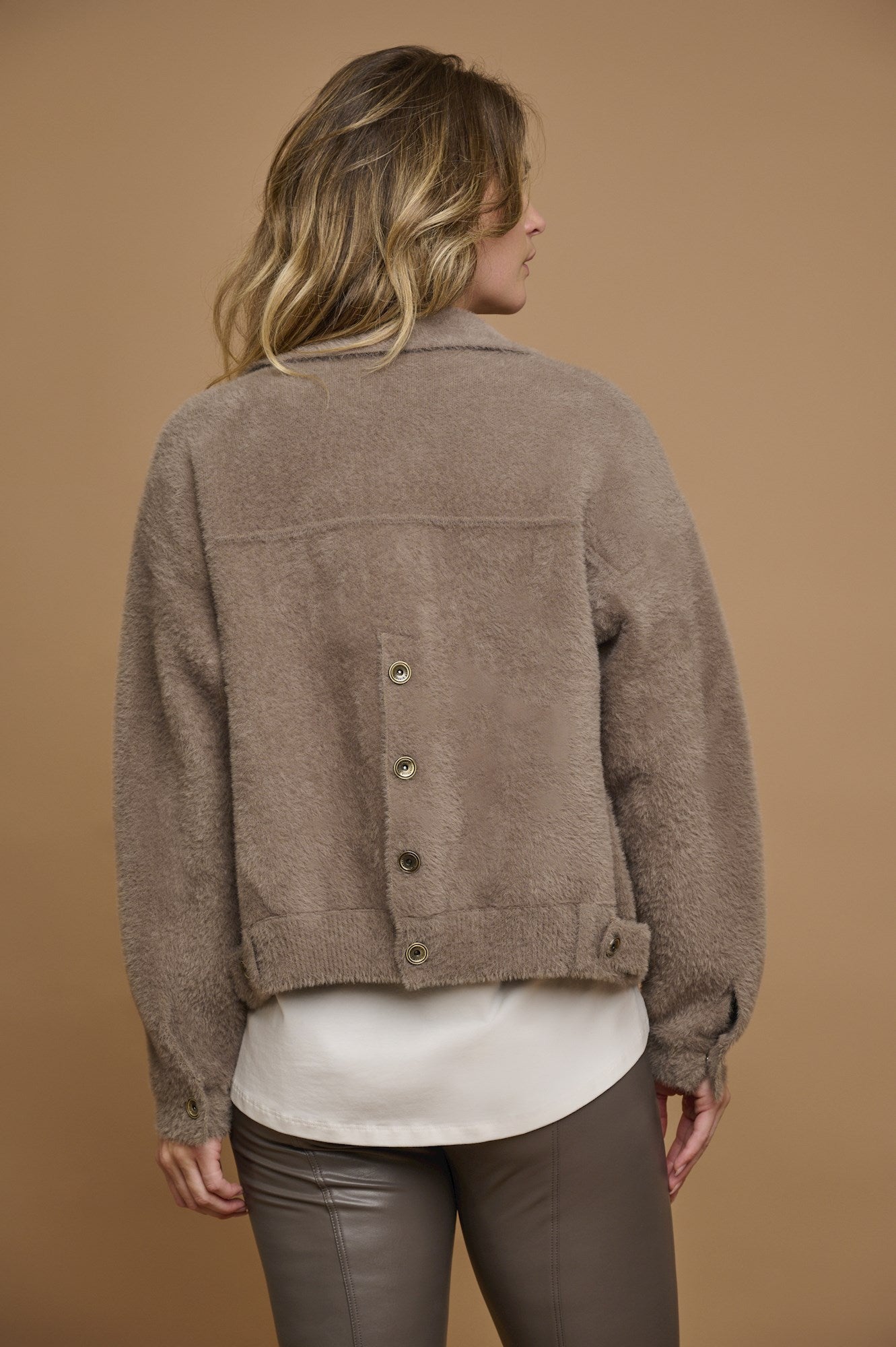 Rino & Pelle Jacke Bubbly Taupe