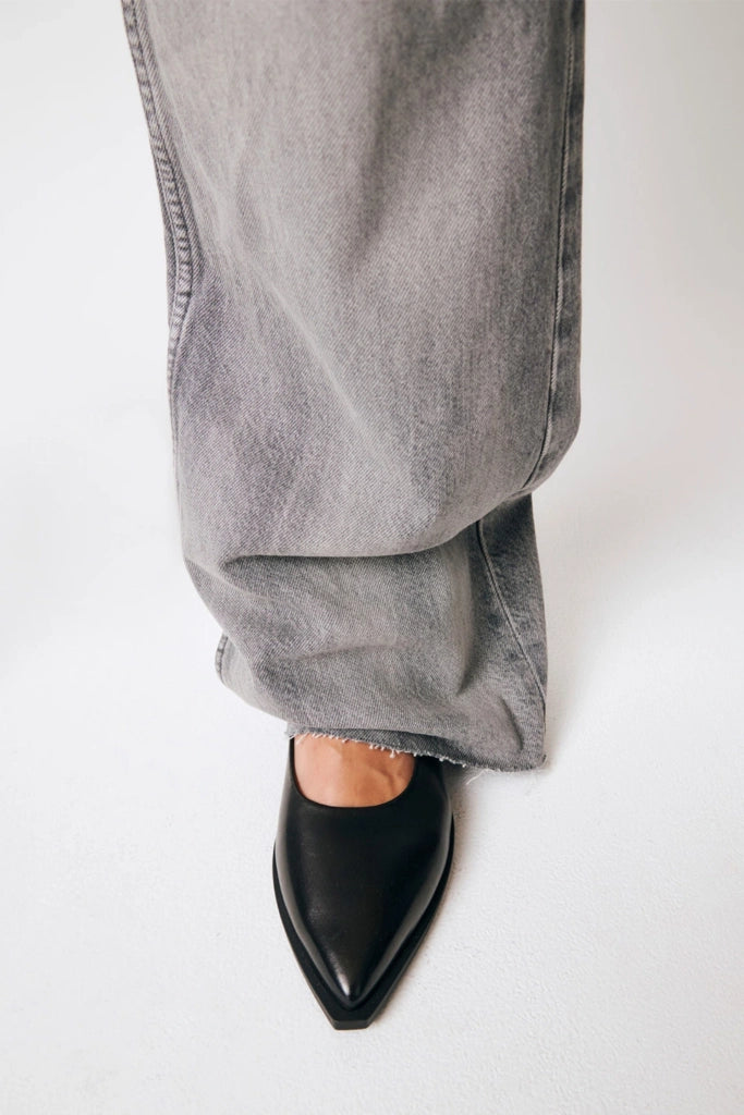 Copenhagen Studios Sling-Ballerinas Black Leather