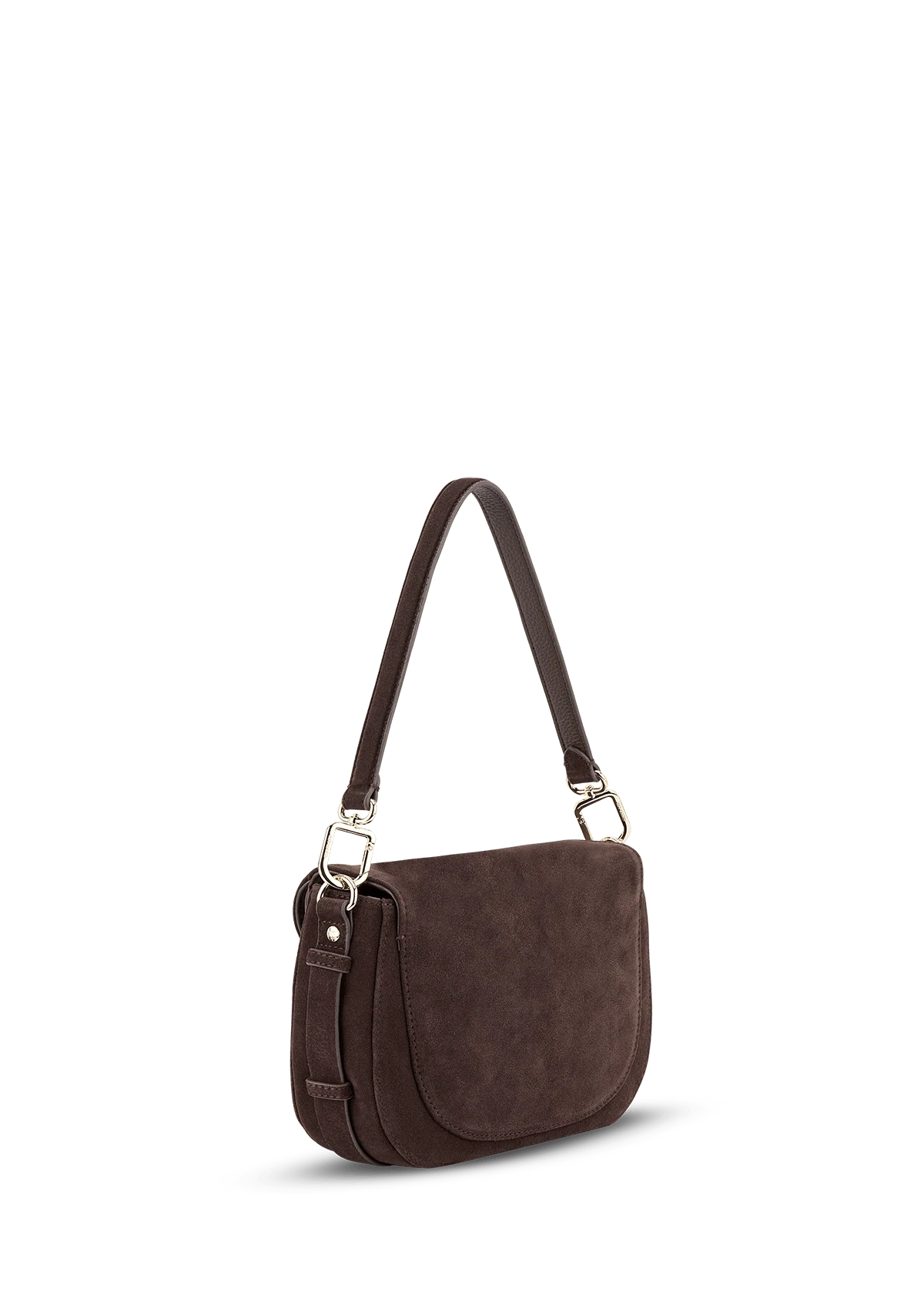 Hey Marly Tasche BIG SISTER SUEDE - COFFEE