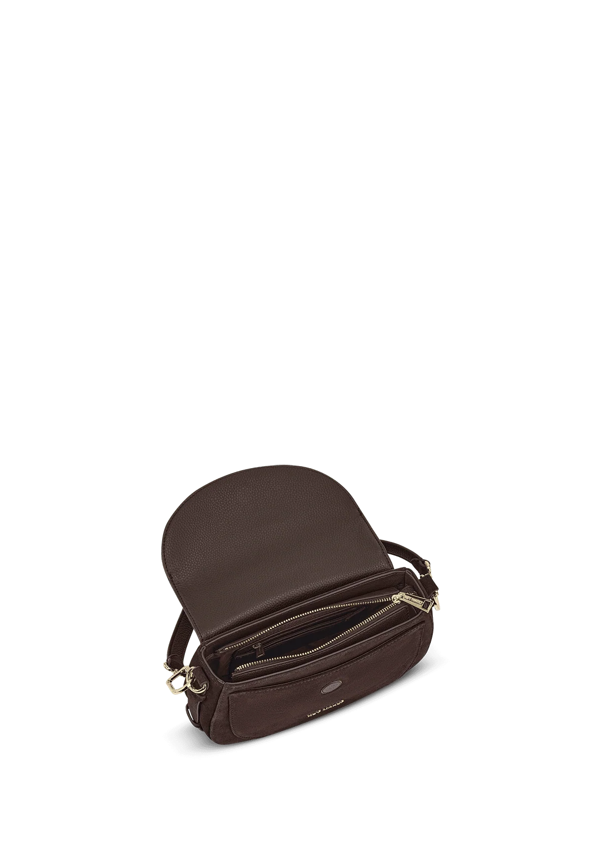 Hey Marly Tasche BIG SISTER SUEDE - COFFEE