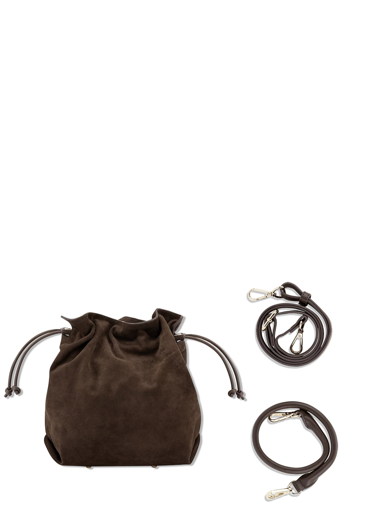 Hey Marly Tasche COOL COMPANION SUEDE M - COFFEE