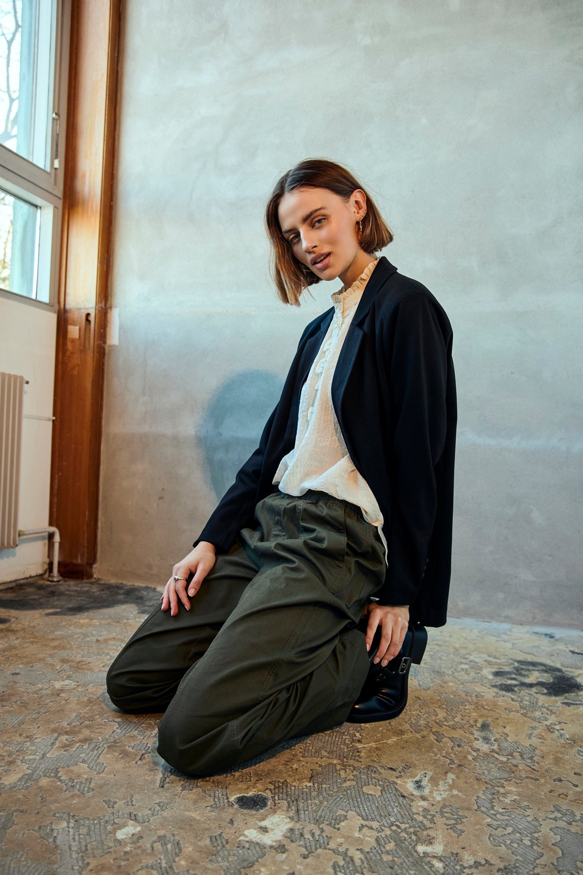 Freequent FQNANNI Blazer in Schwarz