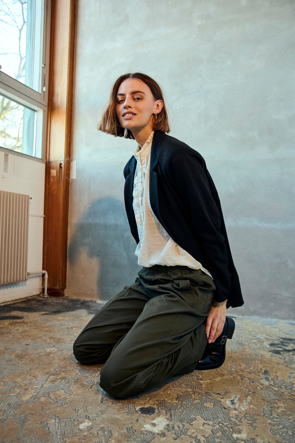 Freequent FQNANNI Blazer in Schwarz