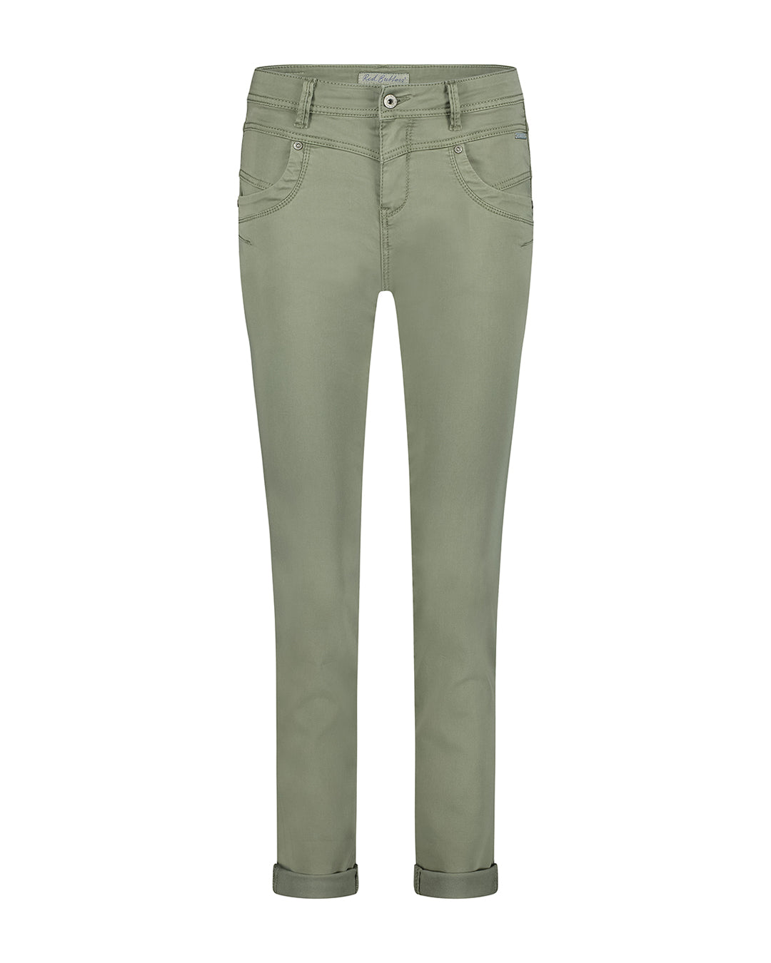 Red Button Hose Relax Jog Colour Tea Green