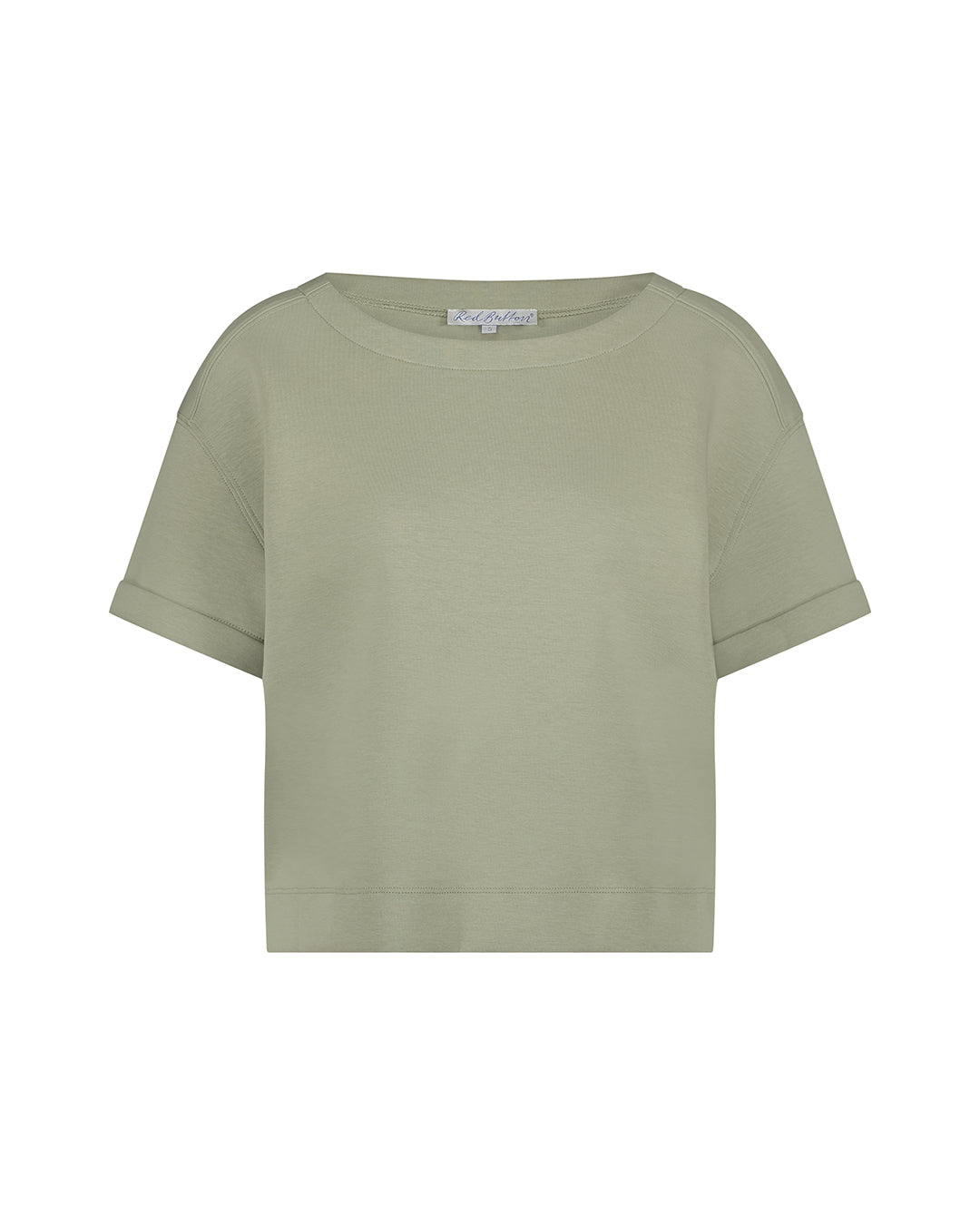 Red Button Skyler Scuba T-Shirt Top in Summersage