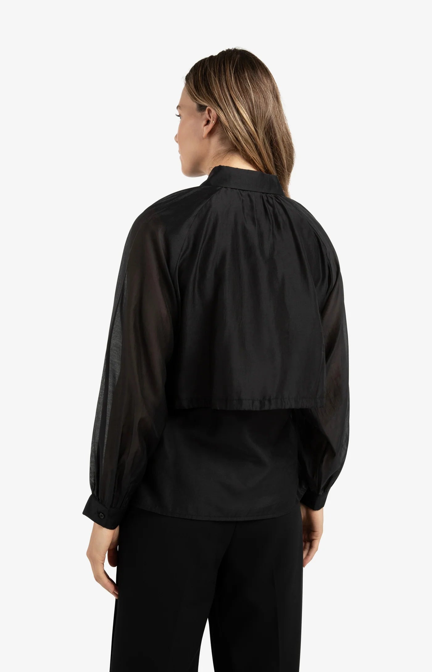 YAYA Doppellagige Bluse mit Zierdetails