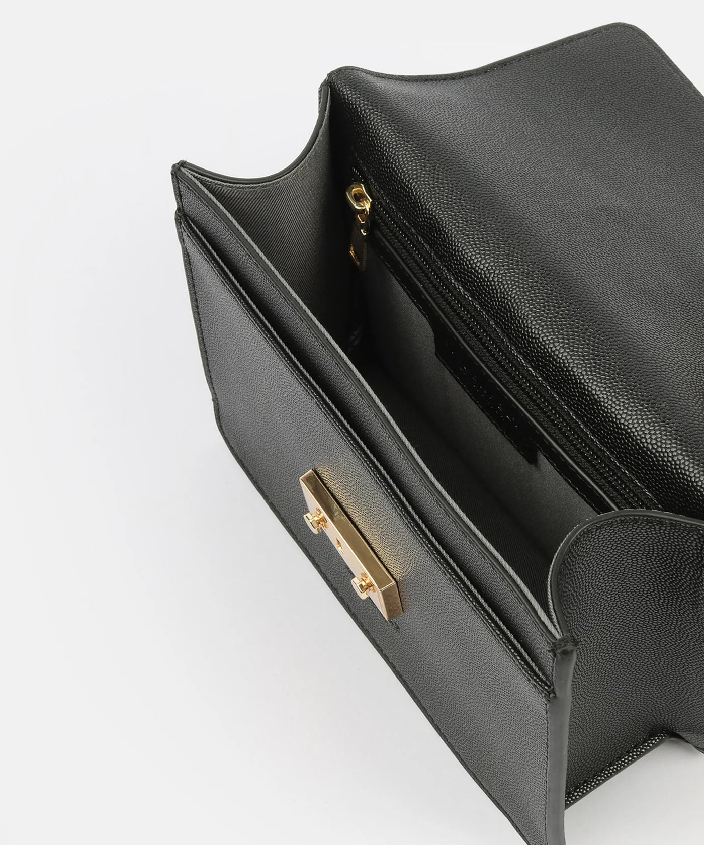 Seidenfelt Manufaktur Roros Tasche Schwarz & Gold