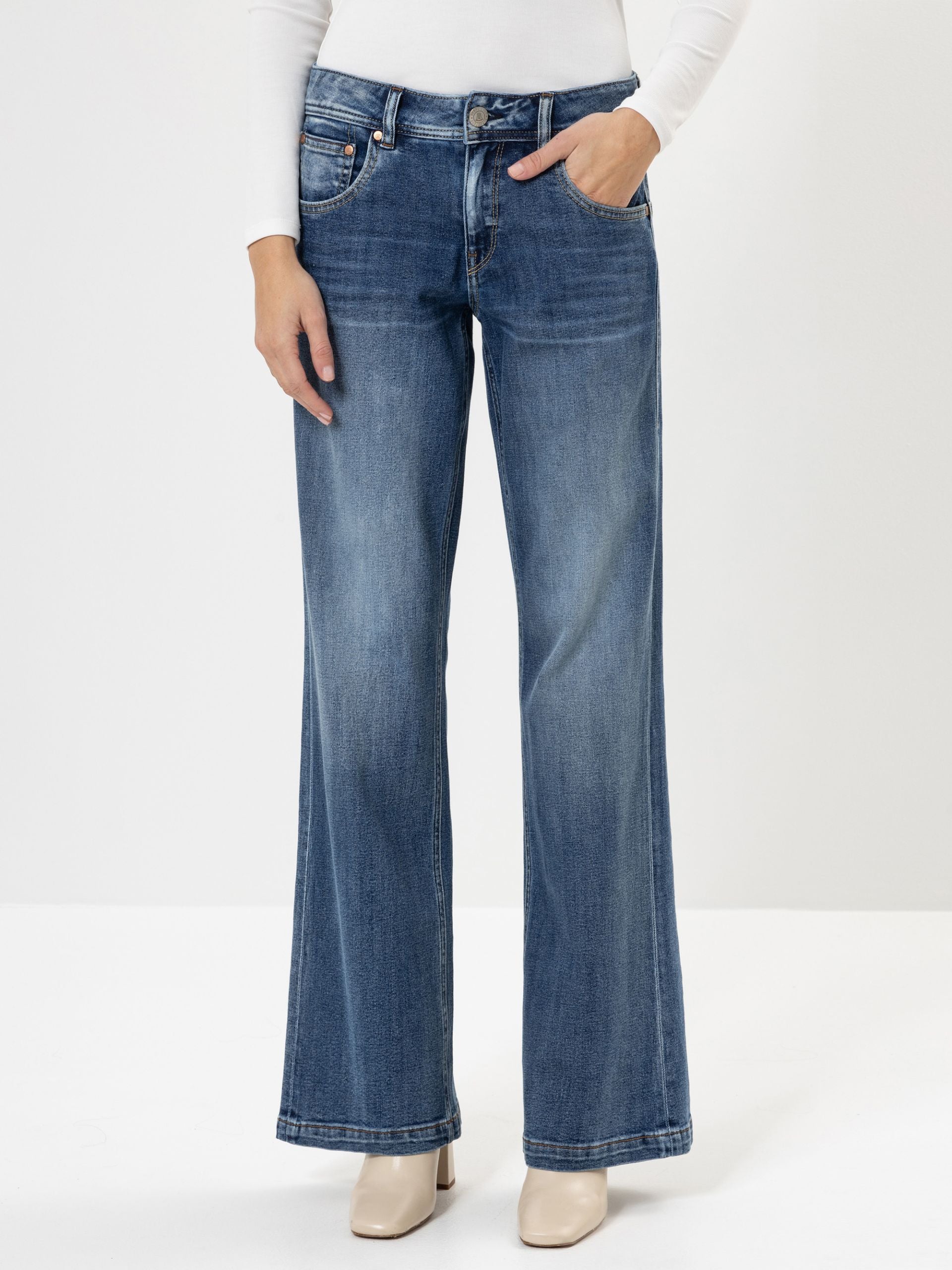 Herrlicher Jeans Edna Snake Blue L32