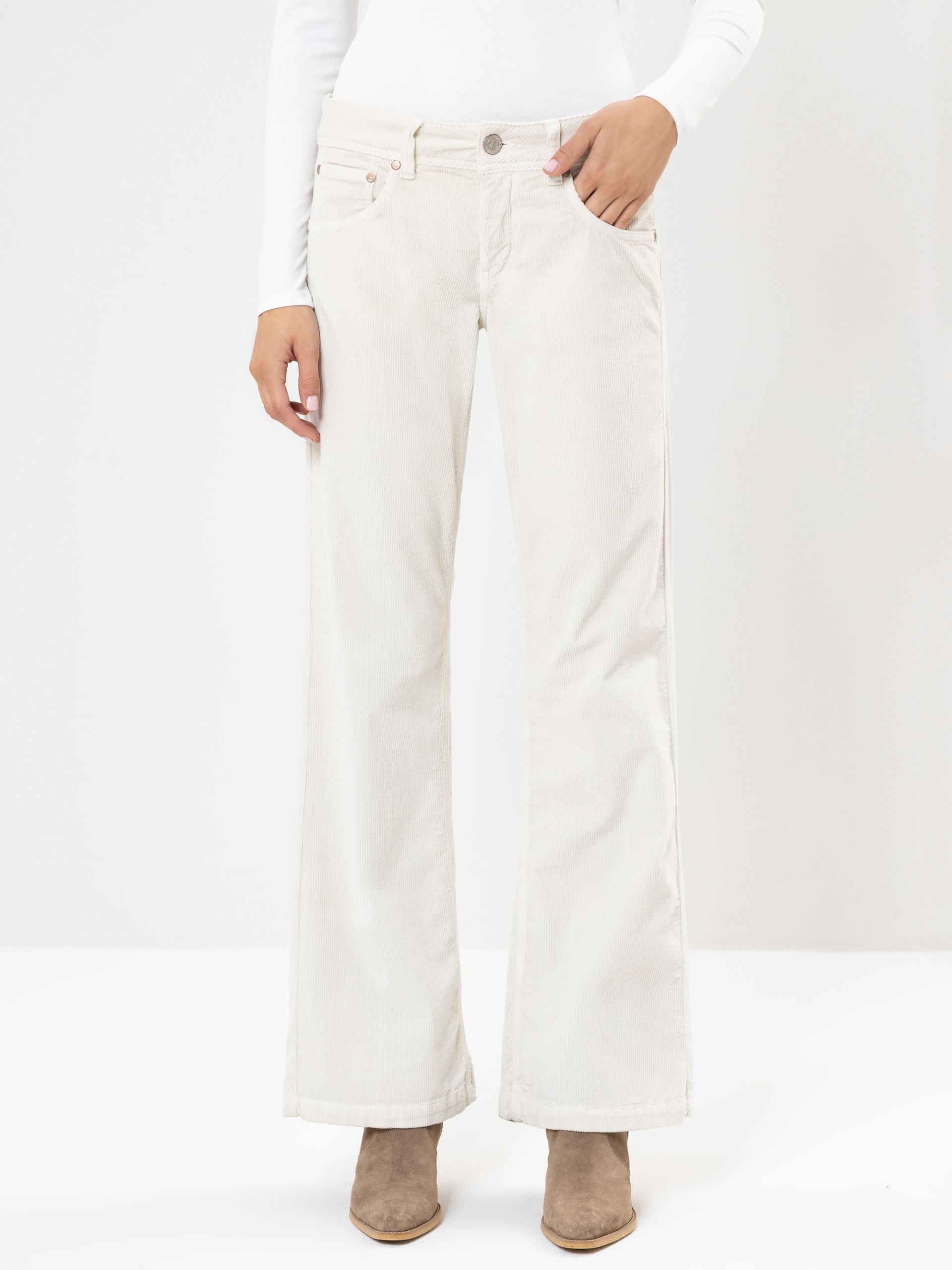 Herrlicher Cordhose Offwhite Edna L32
