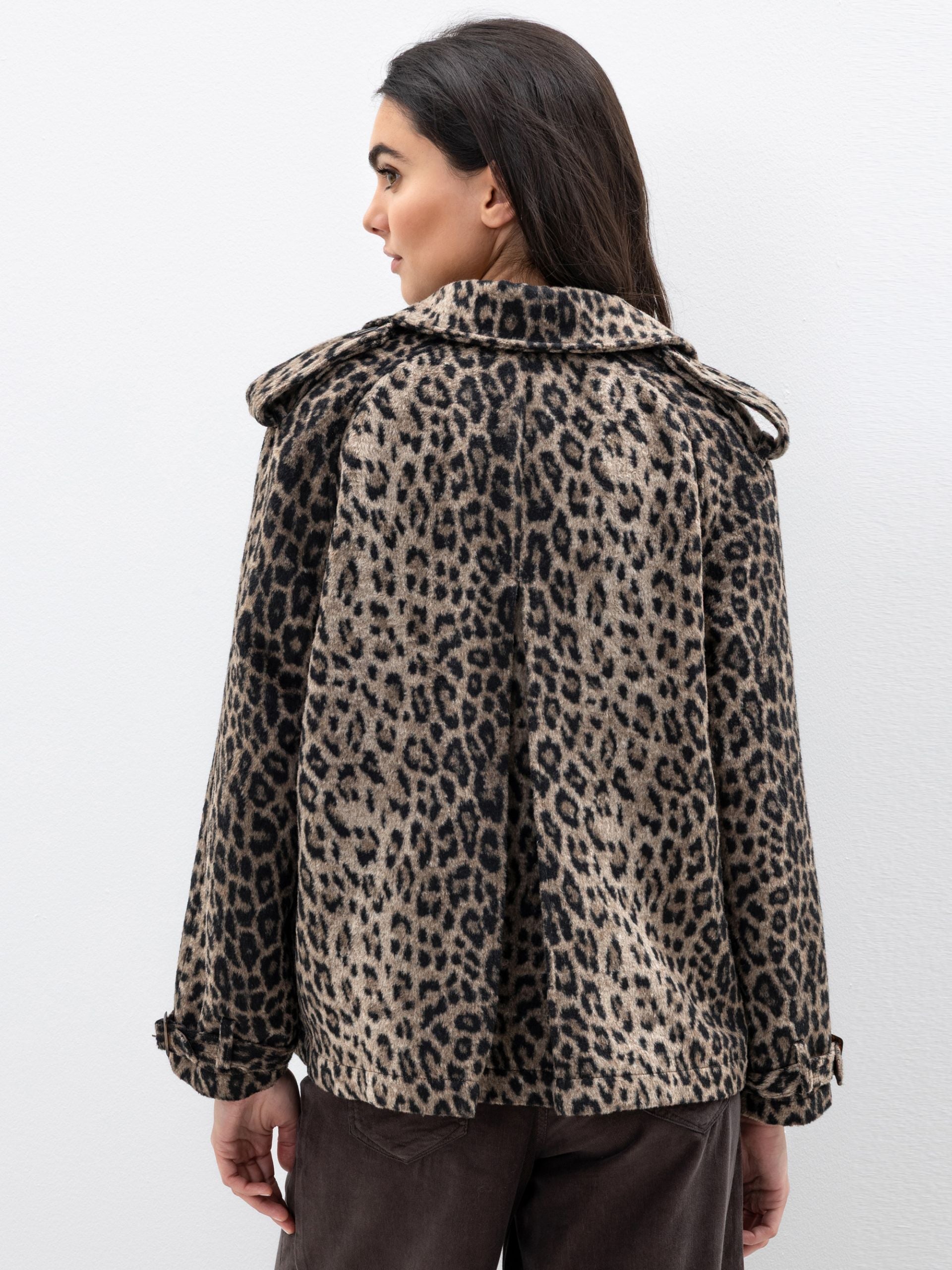 Herrlicher Trenchjacke Leoparden Julina