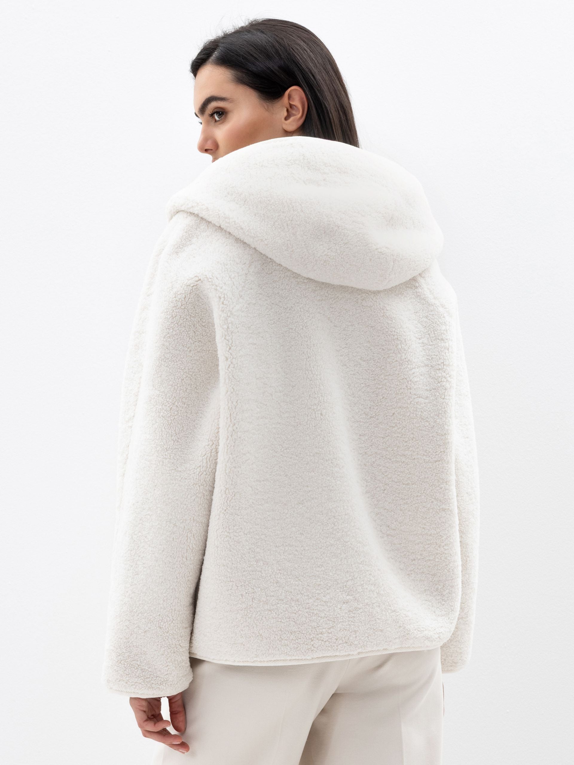 Herrlicher Teddy Fleece Jacke Vegan