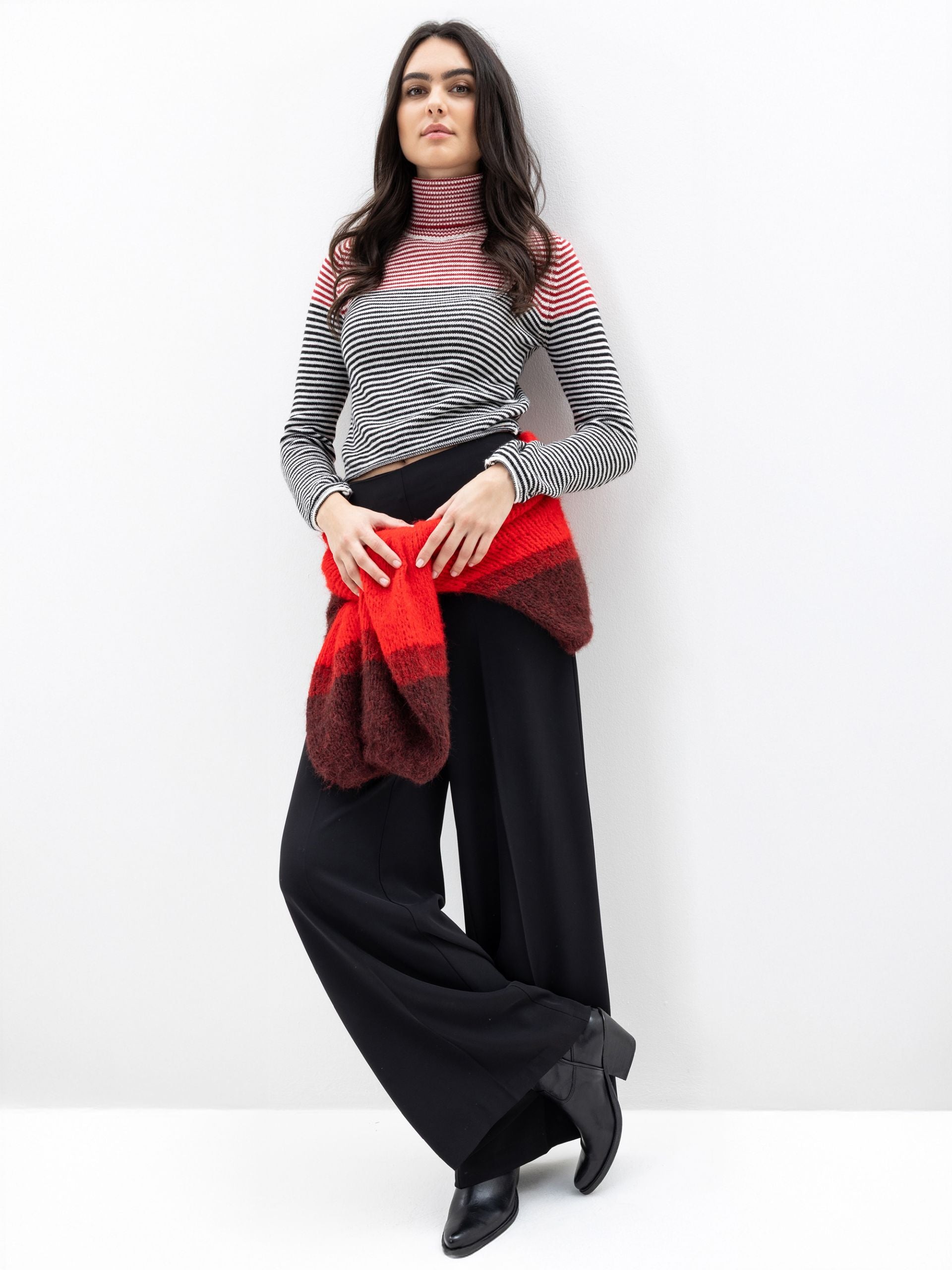 Herrlicher Rollkragen Pullober Gestreift Makena