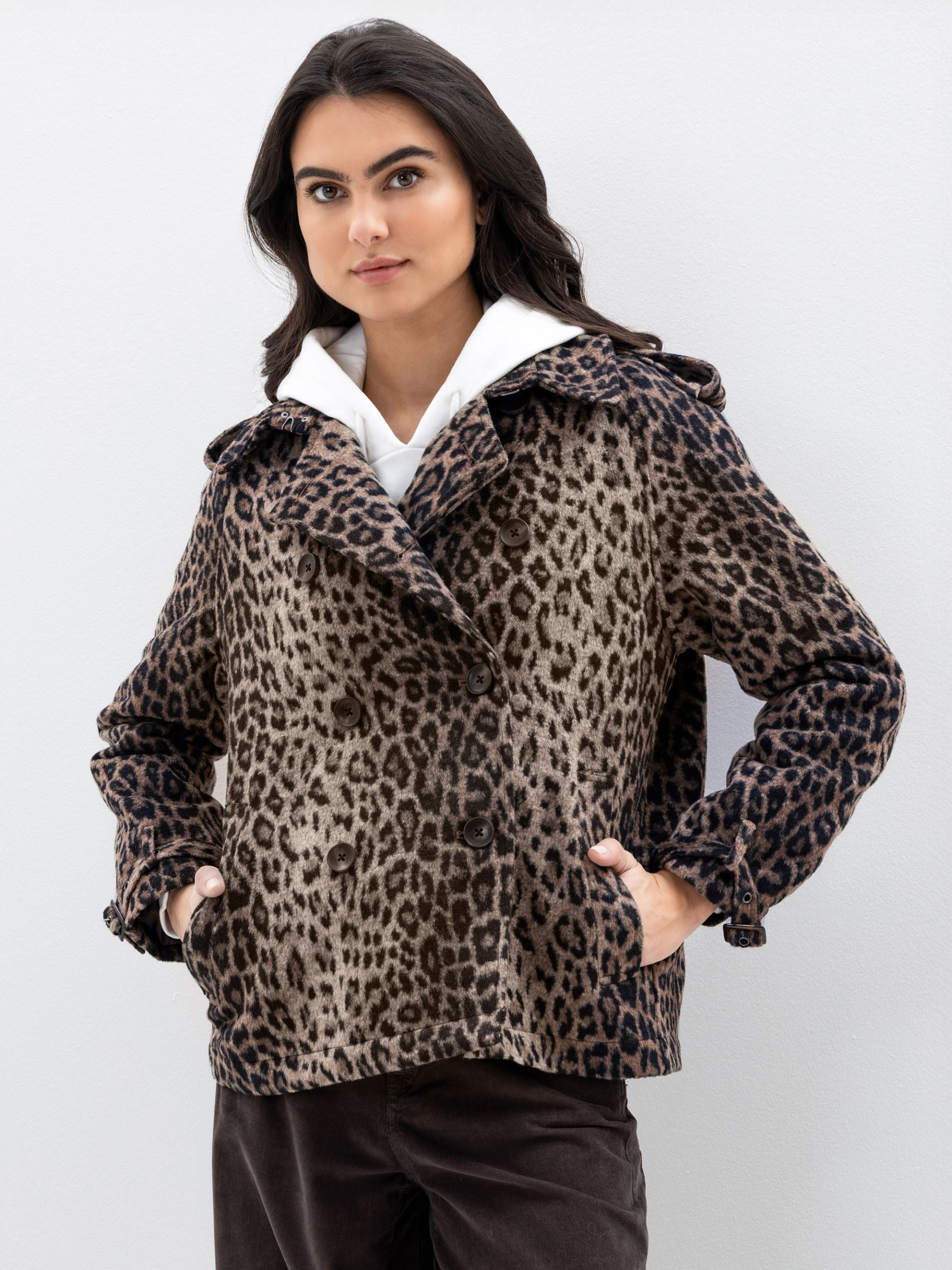 Herrlicher Trenchjacke Leoparden Julina