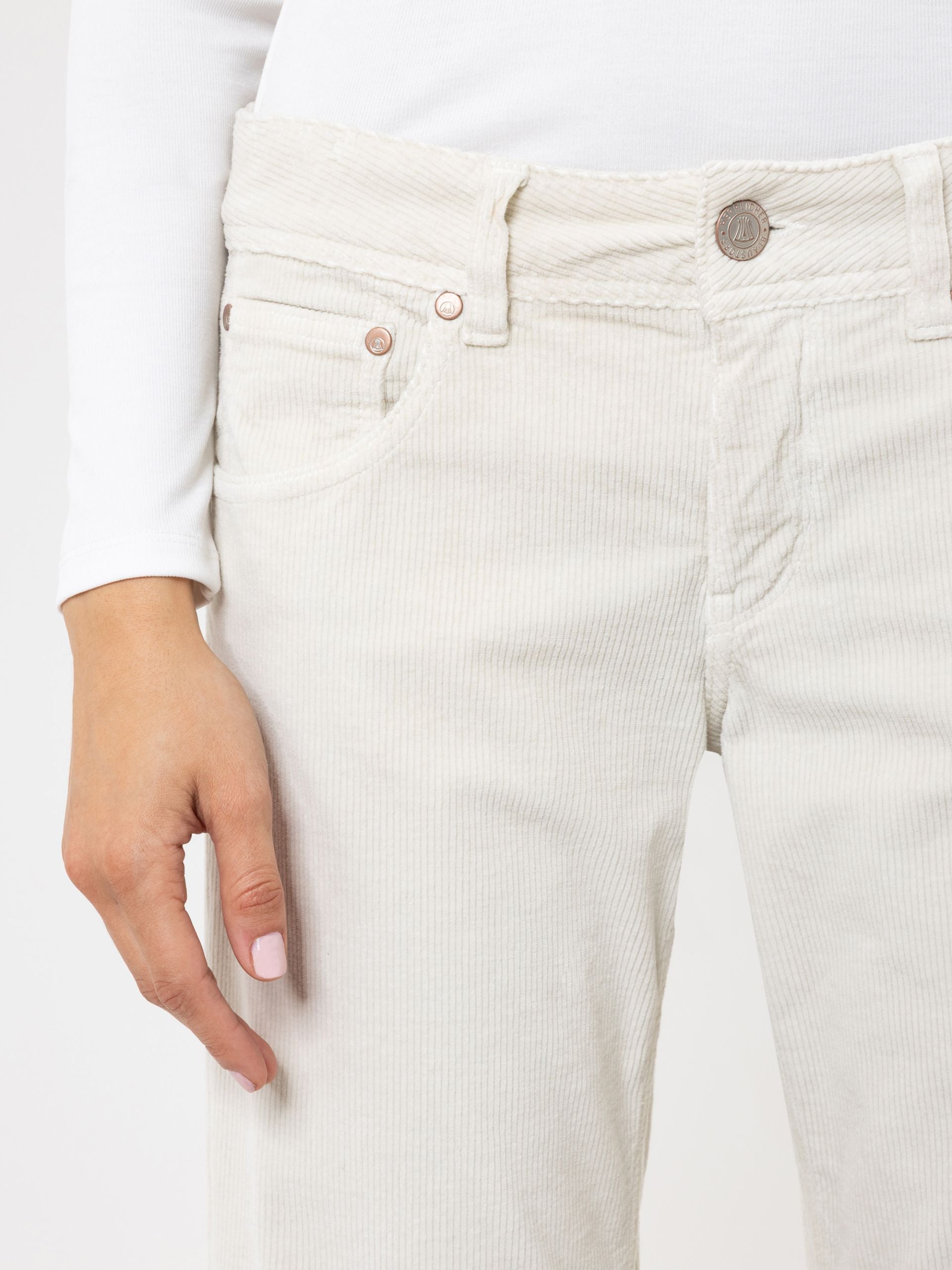 Herrlicher Cordhose Offwhite Edna L32