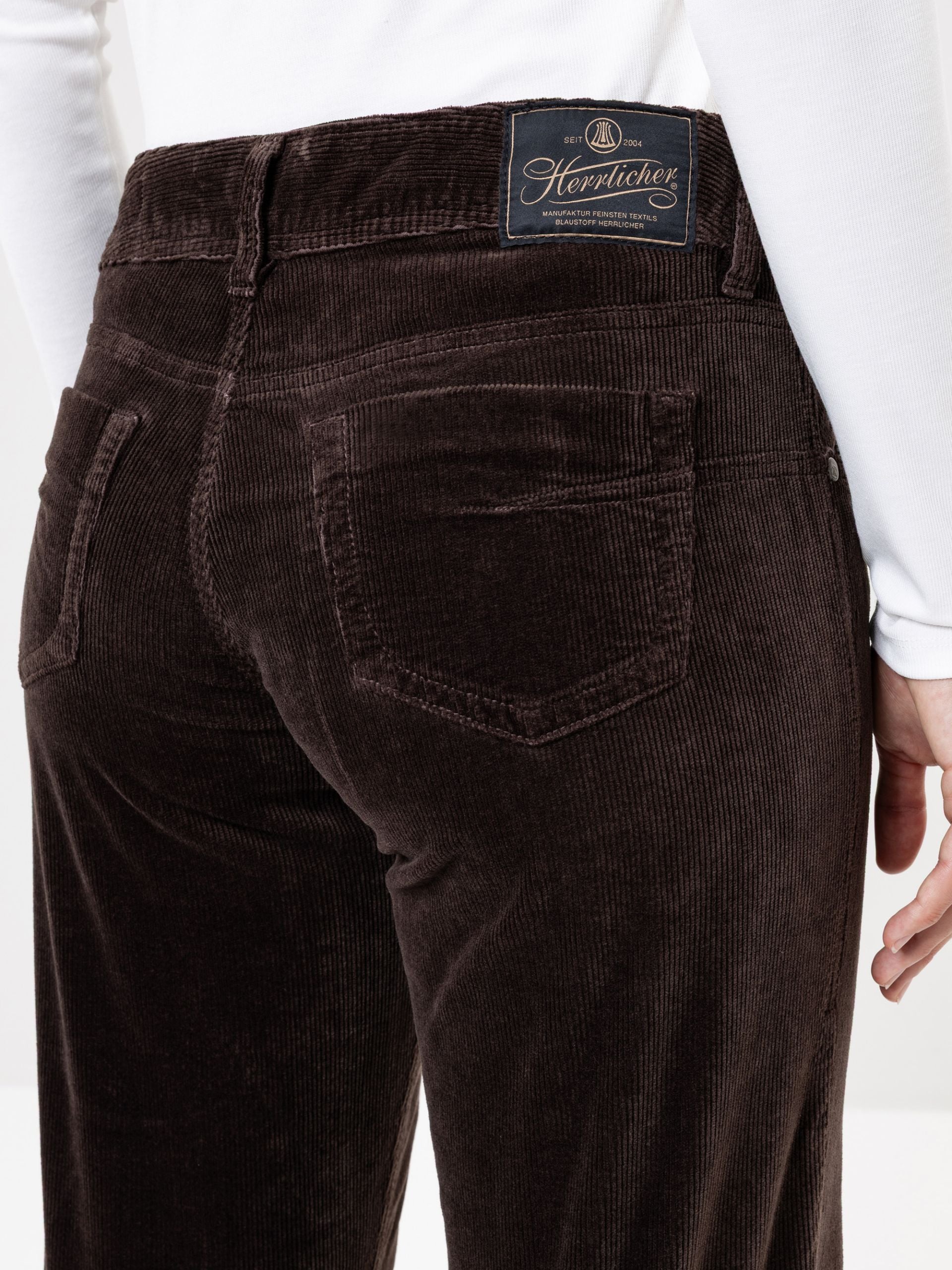 Herrlicher Cordhose Schokolade Mocca Flared Edna