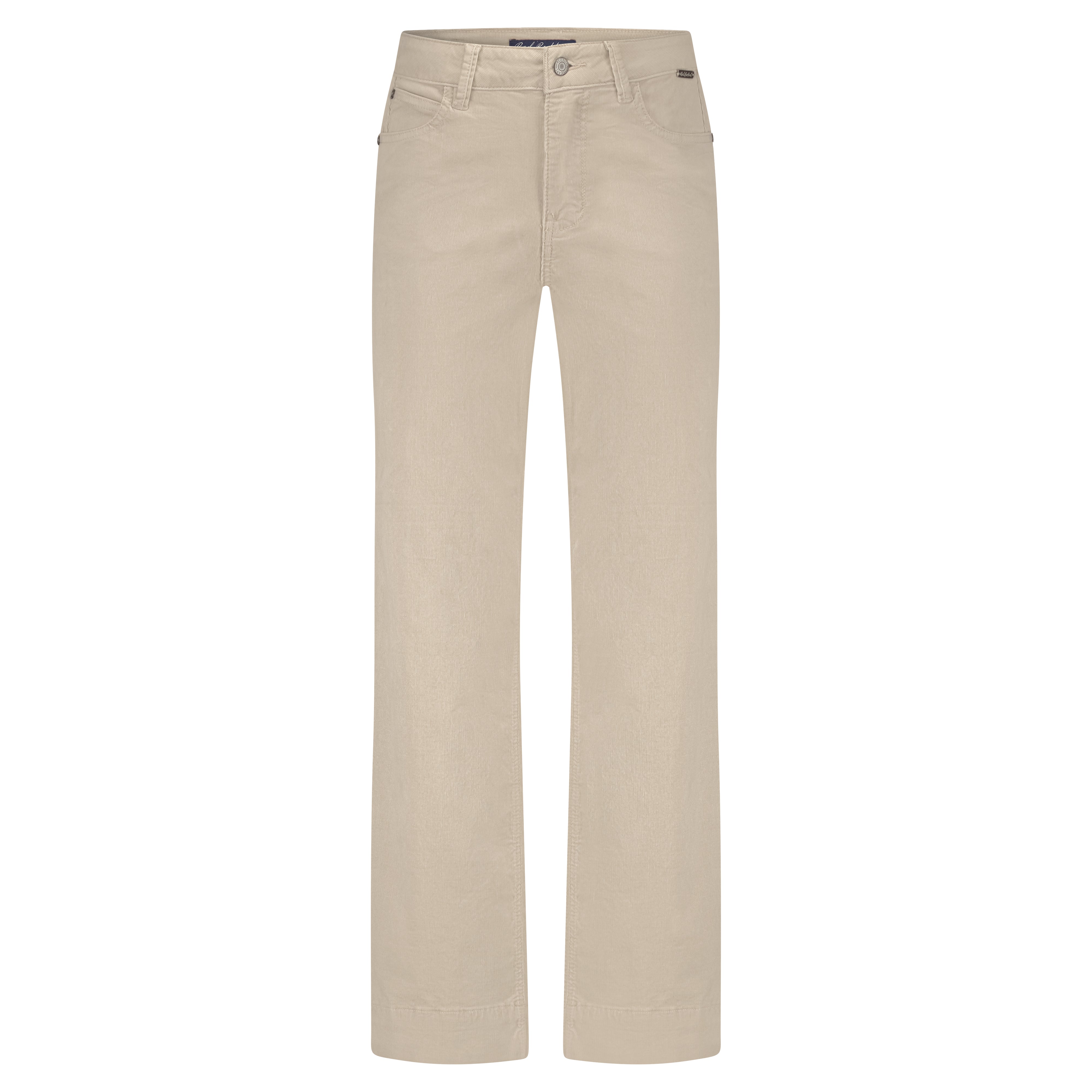 Red Button Cordhose Conny Shiny Cord in Stone