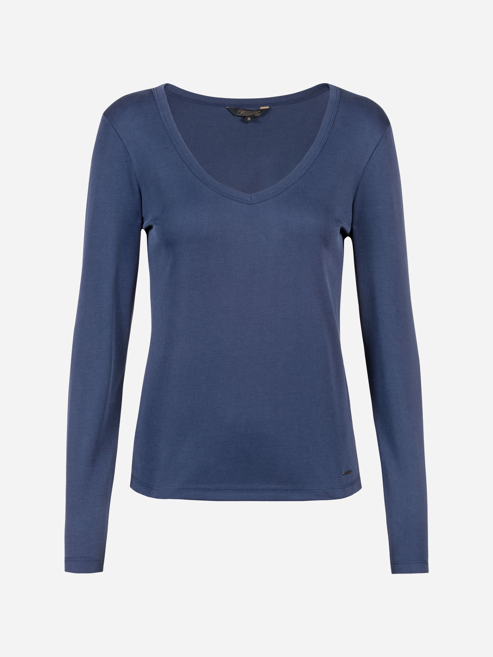 Herrlicher Modal Shirt Marine Blau Aveline