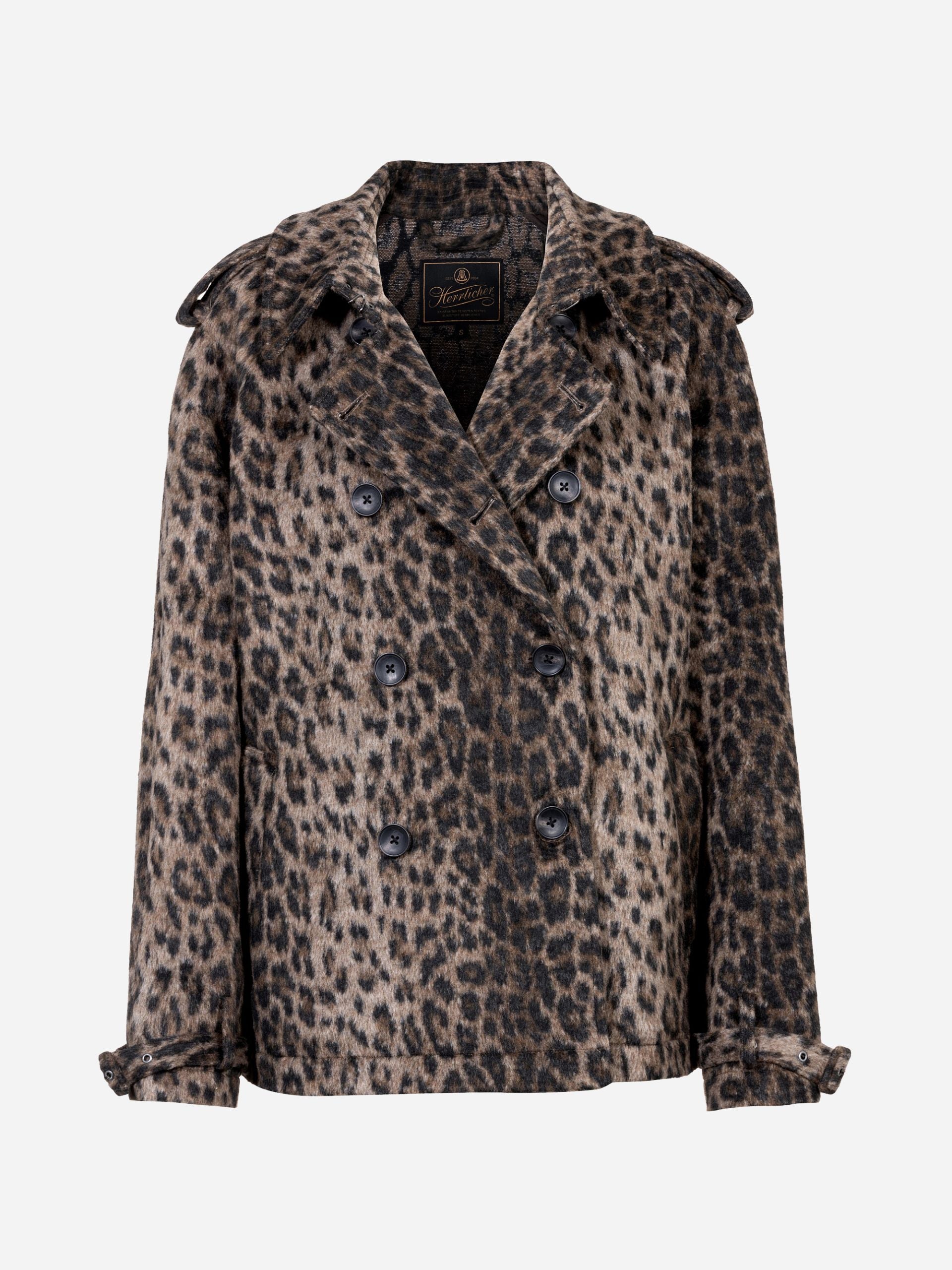 Herrlicher Trenchjacke Leoparden Julina