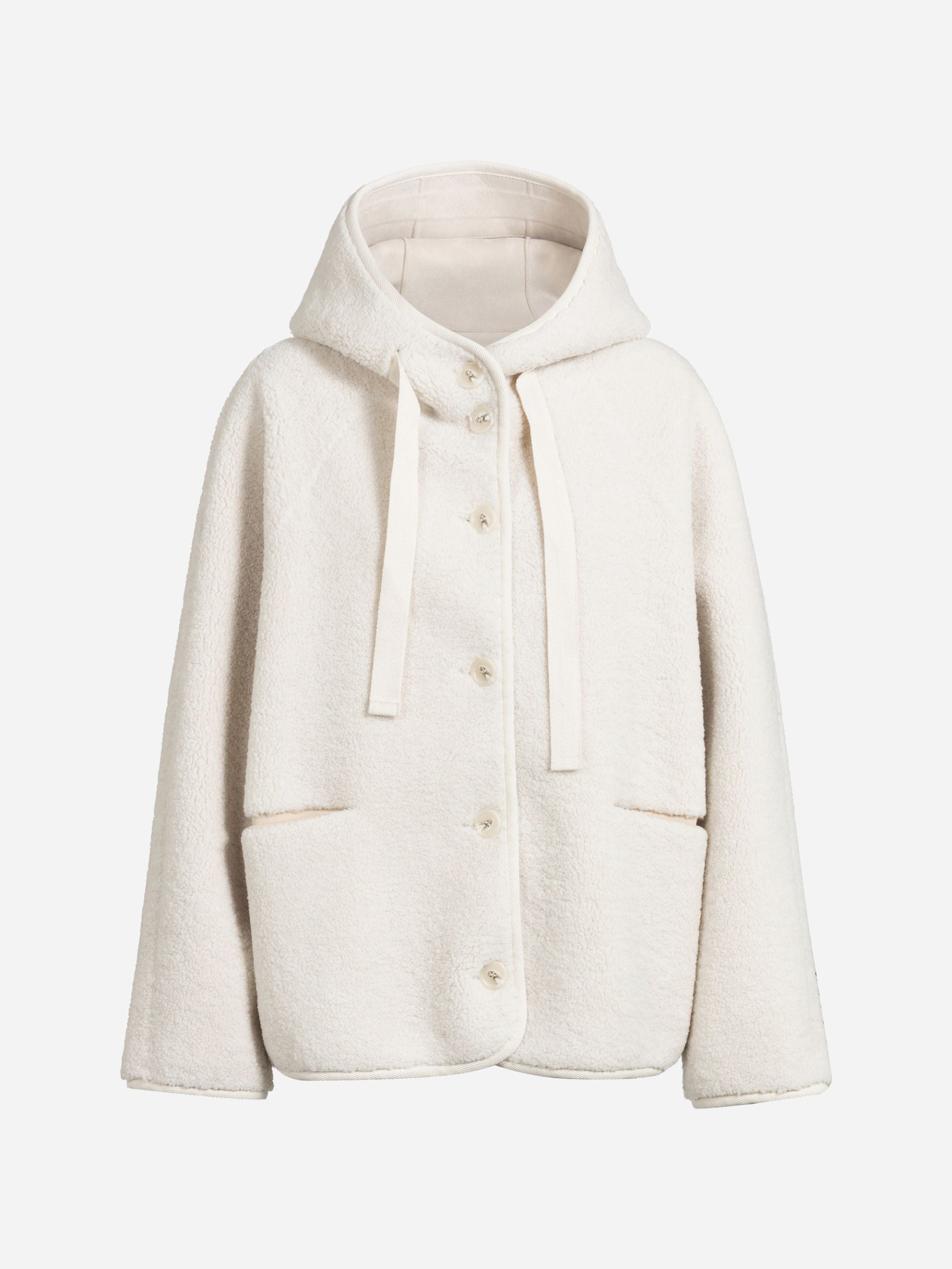 Herrlicher Teddy Fleece Jacke Vegan