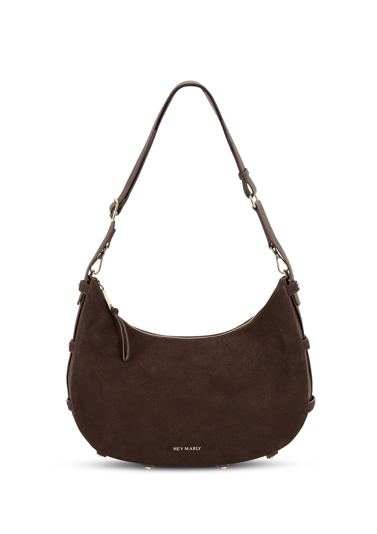 Hey Marly Tasche LIFETIME SISTER SUEDE M - COFFEE