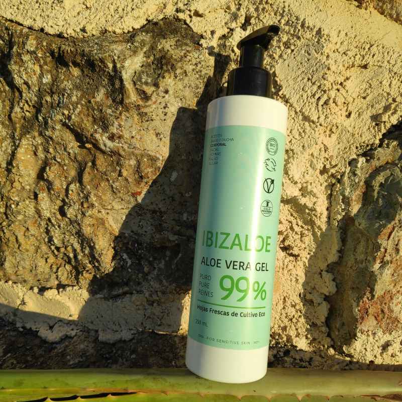 Reines Aloe Vera Gel 99% aus frischen Blättern 250 ml