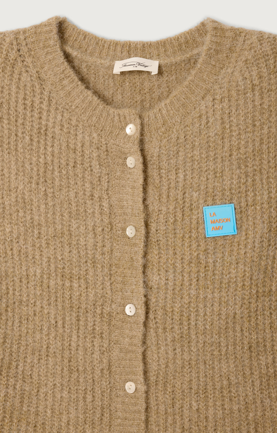 American Vintage Damen Weste East Sand Meliert