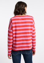 Lade das Bild in den Galerie-Viewer, Elbsand Milia T-Shirt  Pink gestreift
