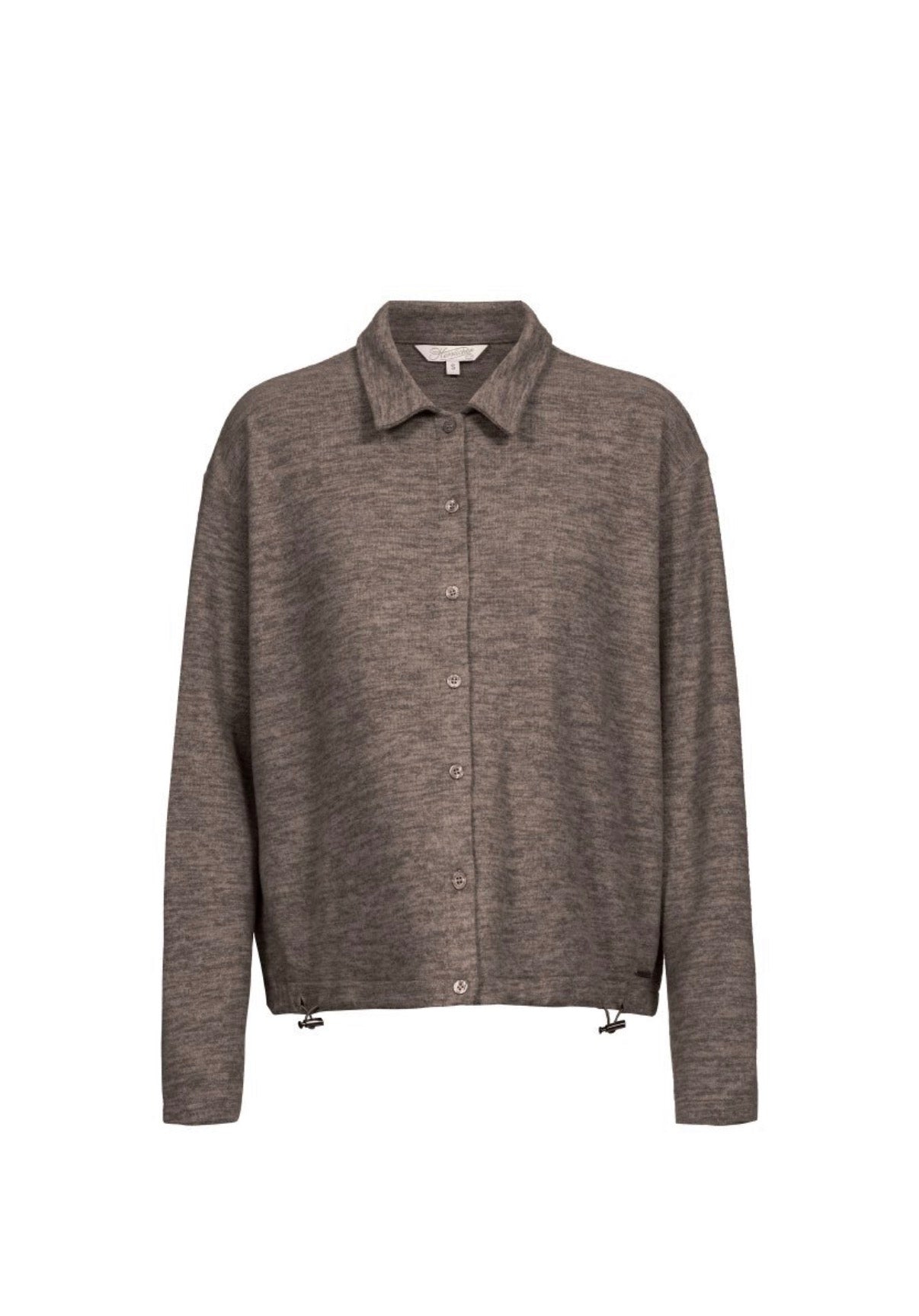 Herrlicher Jersey Sachi Brushed Mocca Melange