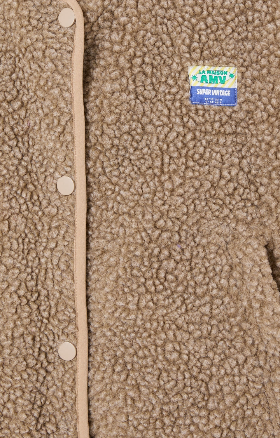 American Vintage Damen Jacke Weste Hoktown  haselnuss Melange