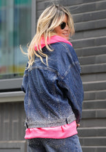 Lade das Bild in den Galerie-Viewer, Miss Goodlife Jeans Jacket Glitter – blue
