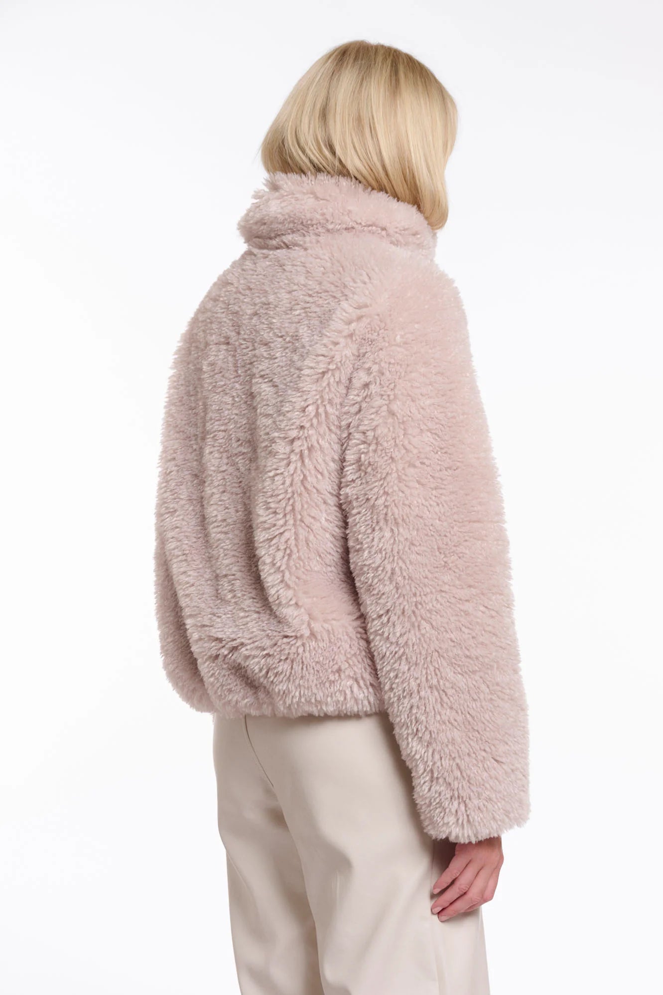 Rino & Pelle Sallie Kurze Fell Jacke Beige