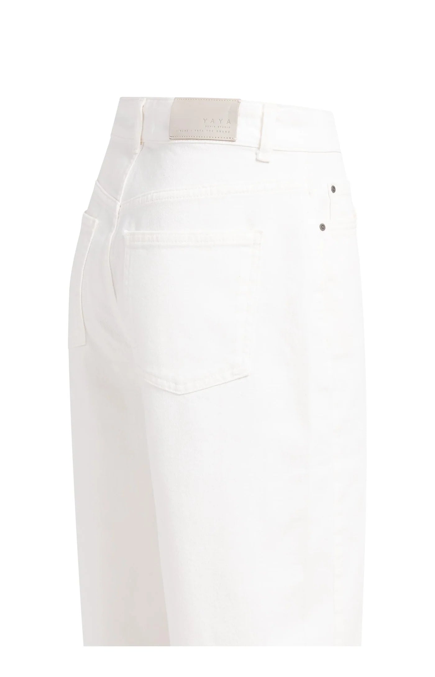 YAYA Barrel Jeans Off White