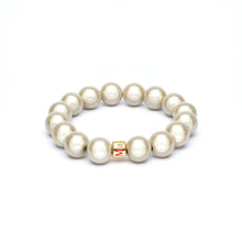 Lade das Bild in den Galerie-Viewer, Perlenarmband Champagner
