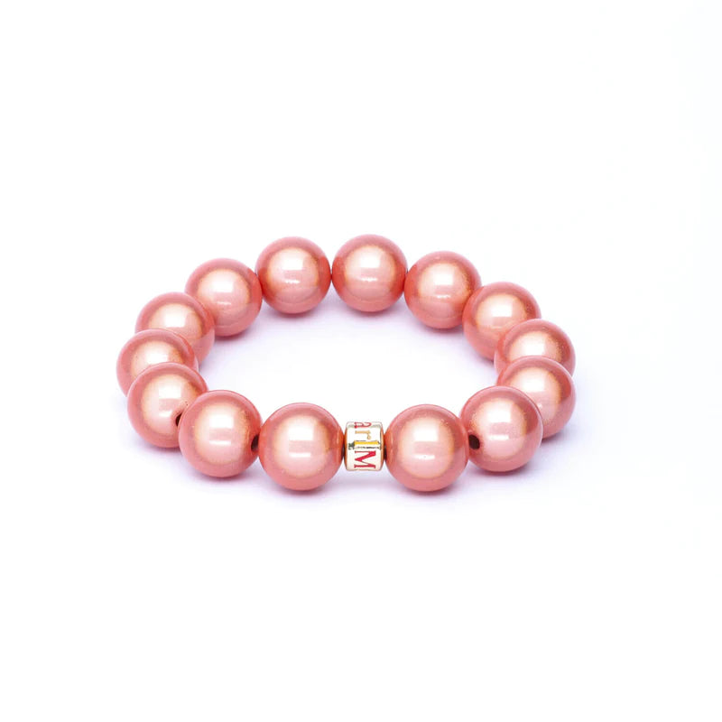 Perlenarmband Apricot