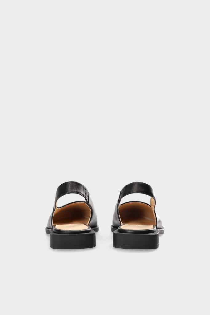 Copenhagen Studios Sling-Ballerinas Black Leather