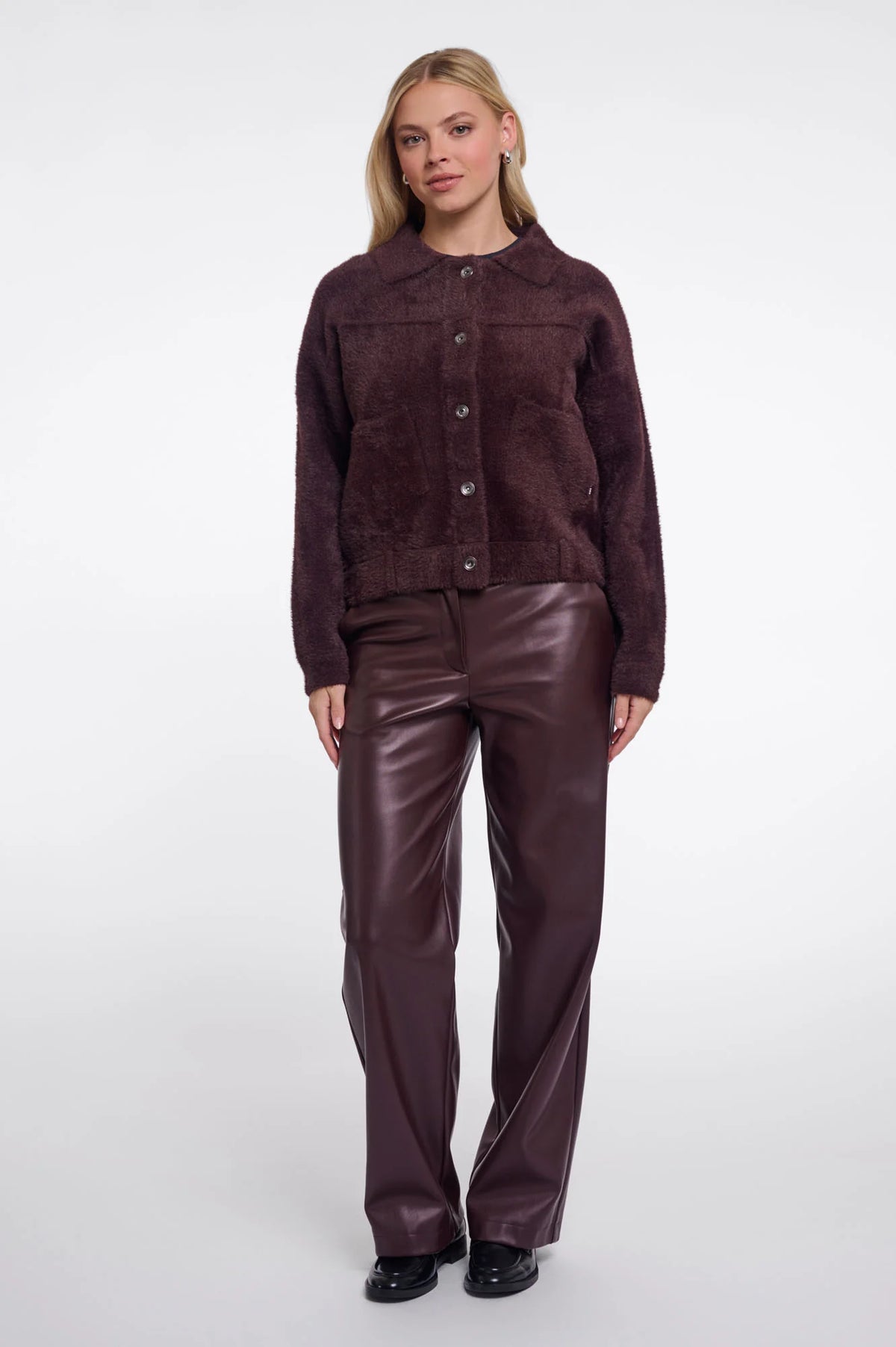 Rino & Pelle Bubbly Jacket Fudge Cloak