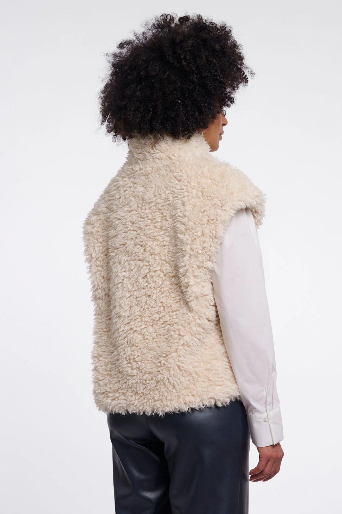 Rino & Pelle Fellweste Beige