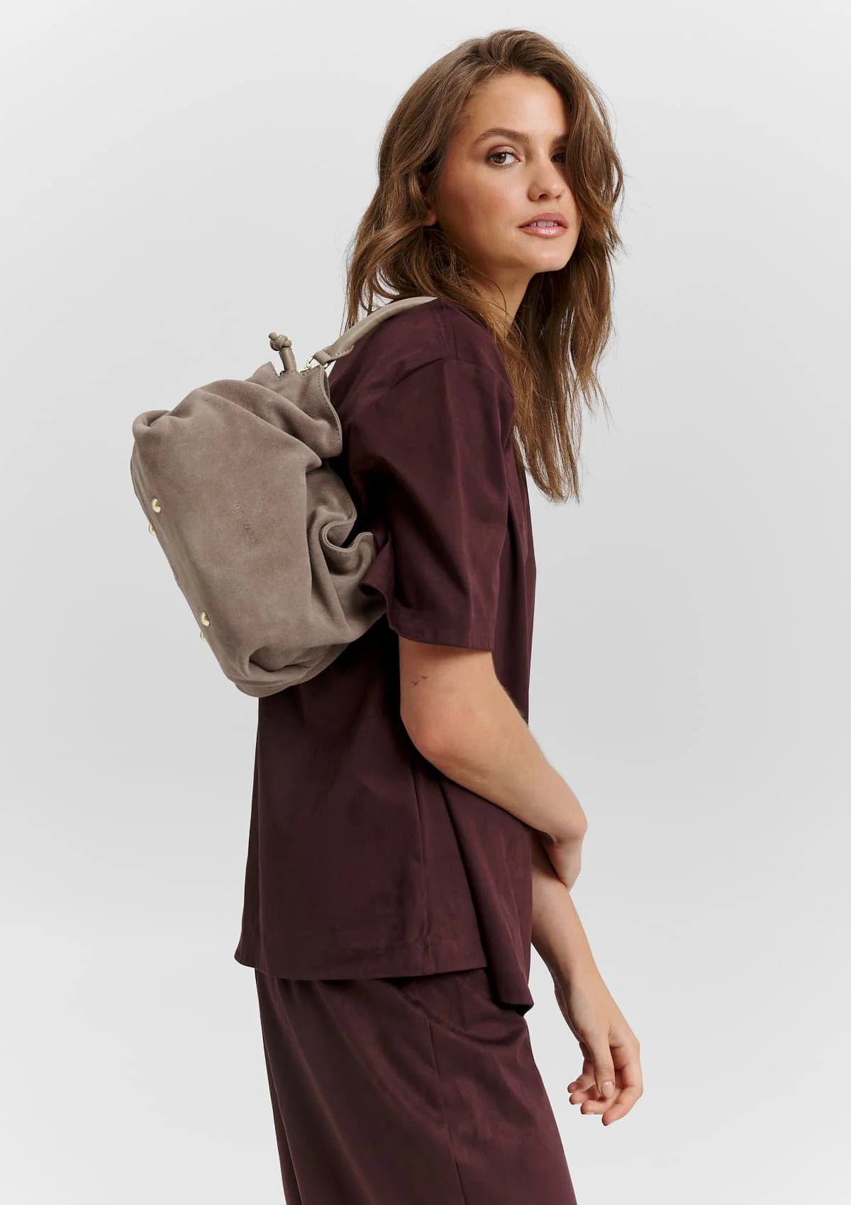 Hey Marly COOL COMPANION SUEDE S - MOCHA